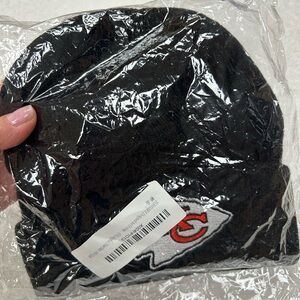 NFL Kansas City Chiefs, Black Beanie with Red and White Logo